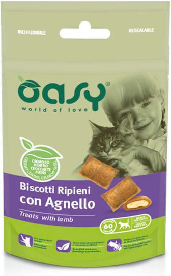Oasy Λιχουδιές με Αρνί για Ενήλικες Γάτες 60gr