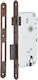 Thirard Recessed Lock with Cylinder and Center 50mm Bronze Right