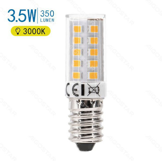 Aigostar Ντουί Λάμπα LED 3.5W για Ντουί E14 Θερμό Λευκό 350lm