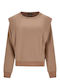 Freddy Damen Bluse Langärmelig Beige