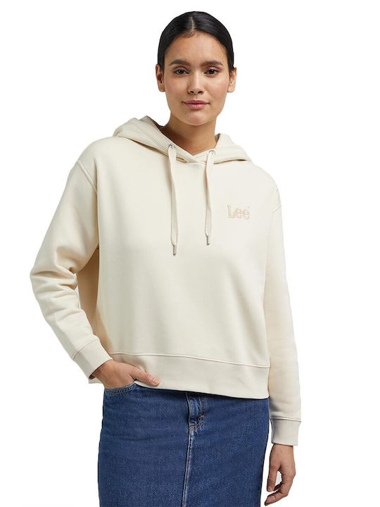 Lee Women's Hooded Sweatshirt Beige