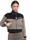 Women's Sweatshirt Jacket Beige
