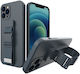 Rope Back Cover Σιλικόνης 1mm με Λουράκι Navy Μπλε (Galaxy S21 FE 5G)
