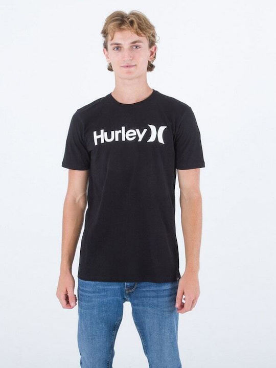 Hurley Everyday O&o T-shirt Μαύρο