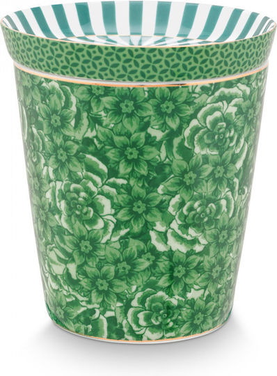 PiP Studio Royal Flower Green Mug from Porcelain Green 230ml