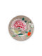PiP Studio Shallow Serving Plate Made of Multicolour Porcelain with Diameter 12cm