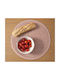 Nef-Nef Homeware Round Fabric Placemats Orange 2pcs