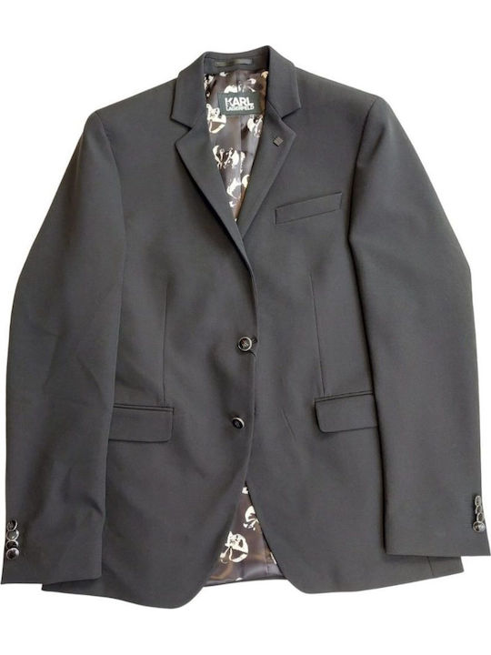 Karl Lagerfeld Men's Suit Jacket Black