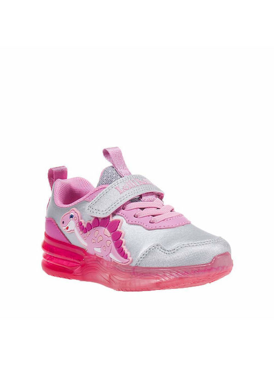 Lelli Kelly Παιδικά Sneakers με Φωτάκια Ασημί