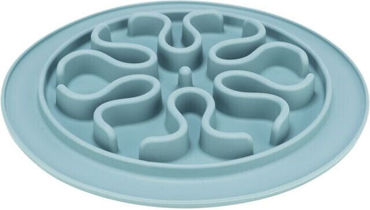 Trixie Schalen aus Silikon Futter Langsame Fütterung für Hund & Katze 750ml 24cm in Hellblau Farbe