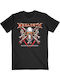 Rock Off Megadeath T-shirt Schwarz Baumwolle
