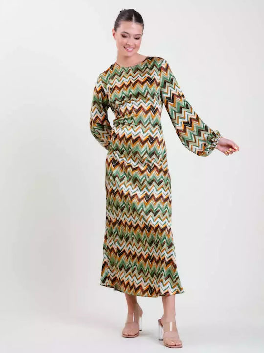 Dress Midi Φόρεμα Πράσινο