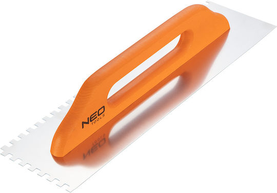 Neo Tools Fliesenspachtel Inox Gezahnte 8x8mm mit Holzgriff 50-182