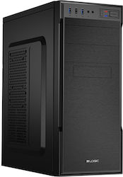 Logic AT-L001-10-0000000-0002 Midi Tower Computer Case Black