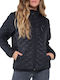 Kurz Damen Puffer Jacke Schwarz