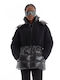 Kurz Damen Puffer Jacke für Winter Mehrfarbig