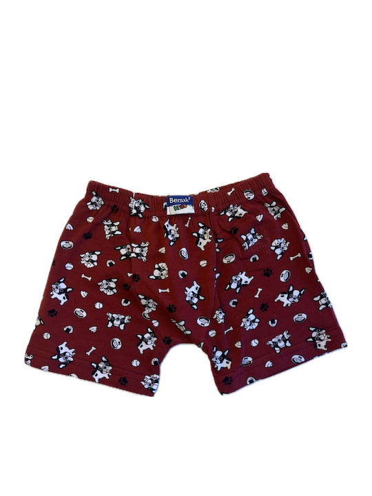 Berrak Kinder-Boxershorts Rot