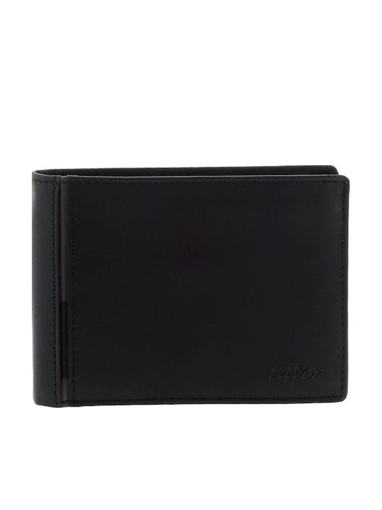 Lavor Leather Men's Wallet with RFID Black 1-6049