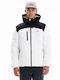 Emerson Men's Winter Puffer Jacket Waterproof and Windproof White