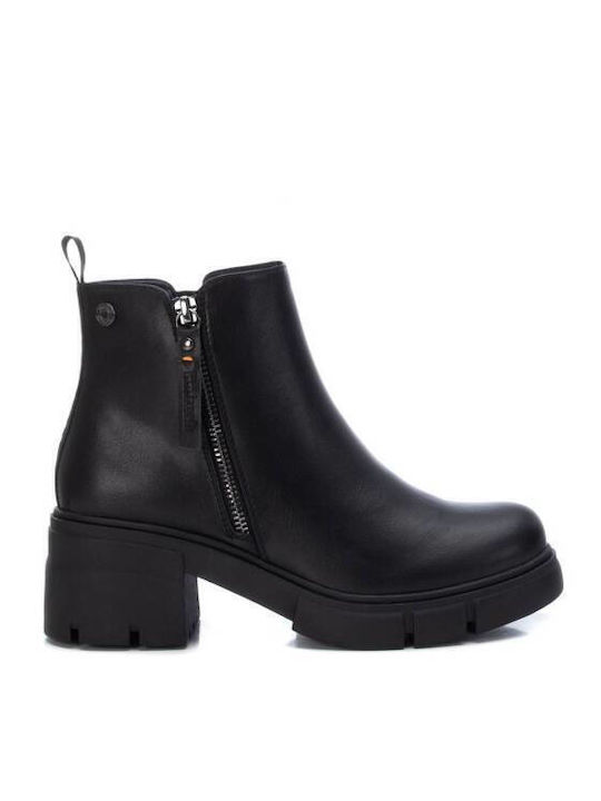 Refresh Damen Knöchelstiefel Schwarz