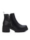 Refresh Women's Ankle Boots with Medium Heel Black