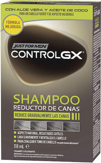 Just For Men Control Στέρεο Σαμπουάν Λείανσης 118ml