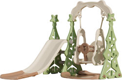 ForAll Plastic Playground Set with Basketball Hoop Green
