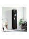 Cabinet Floor Black 34.5x34x180cm