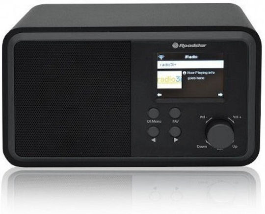 Roadstar ΙR-390D+BT Επιτραπέζιο Ραδιόφωνο Ρεύματος DAB+ με Bluetooth και USB Μαύρο