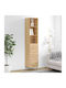 Schrank Boden Beige 34.5x34x180cm