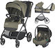 Coccolle Lissia Adjustable 3 in 1 Baby Stroller...