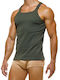 Men's Short Sleeve Undershirt Green