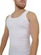 Maax Underwear Men's Sleeveless Undershirts White 1Pachet