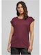 Urban Classics TB771 Damen T-shirt Cherry