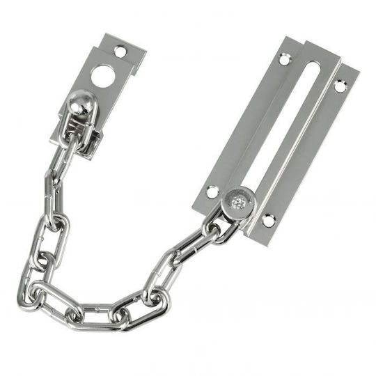 Amig Door Handle with Chain Silver
