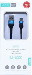 Xipin Braided USB 2.0 σε micro USB 1m Μαύρο