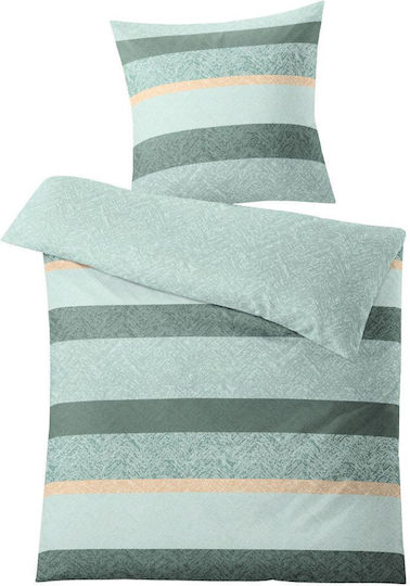 Kleine Wolke Cotton Duvet Cover Single 135x200 Gwen Green