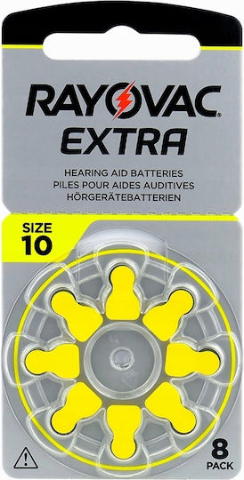 Rayovac Extra Advanced Батерии За Слухови Апарати 10 1.45V 8бр