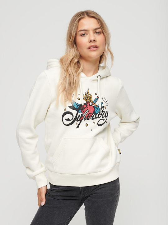 Superdry Script Graphic Γυναικείο Φούτερ με Κου...