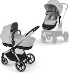Cybex Lux Adjustable 2 in 1 Baby Stroller Suitable for Newborn Lava Grey