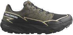 Salomon Thundercross Ανδρικά Ορειβατικά Παπούτσια Αδιάβροχα με Μεμβράνη Gore-Tex Πράσινα