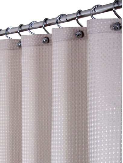 Casetti Duschvorhang Stoff 240x180cm Beige