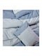 Kentia Duvet Cover Set Cotton Queen with 2 Pillowcases 220x240 Peach 19