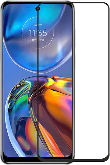 0.3mm Full Glue Full Face Tempered Glass Black (Motorola Moto E32 / E32s)
