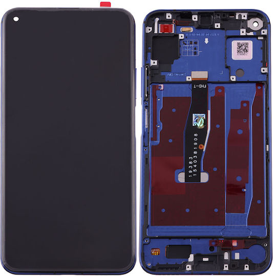 Honor Screen with Touch Mechanism and Frame for Huawei Nova 5T (Blue)