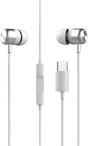 Yookie Ytl-03 In-ear Handsfree with USB-C Connector White