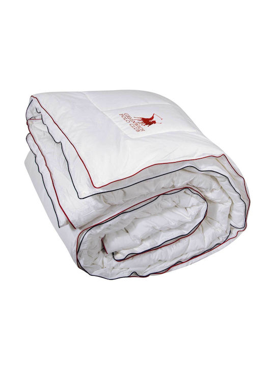 Greenwich Polo Club Quilt Queen with Microfiber Filling 220x240cm 2348 White