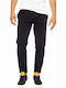 Pantaloni Chino Elastic Negru