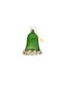 Κρεμαστή Hanging Bell Ornament Glass Green 8.3x8.3cm