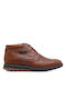 Damiani Men's Leather Boots Brown